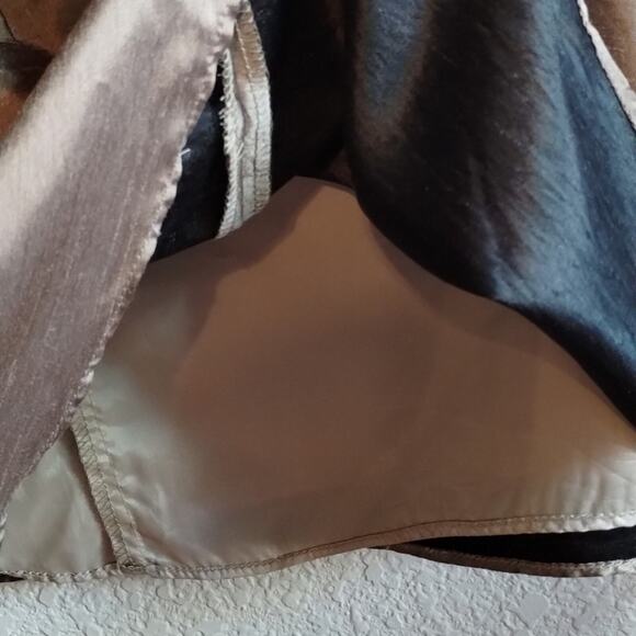 W Too Watters & Watters Bronze Two-Piece Cream Ribbon Sash Formal Skirt Set 12 - Picture 8 of 13